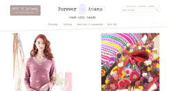 Desktop Screenshot of foreveramano.com
